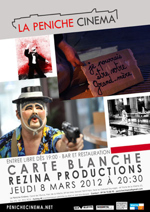 Programme Mars 2012 Péniche Cinéma - Rezina Productions