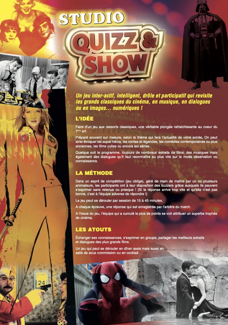 Aperçu de la brochure StudioQuizz